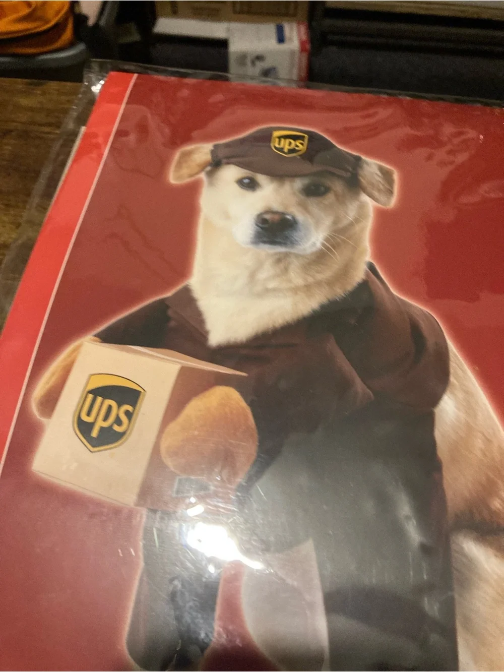 California Costume UPS Pal dog costume